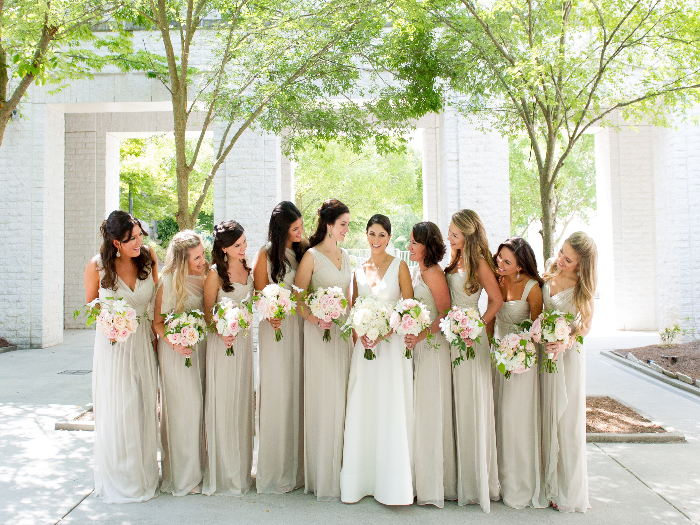 Bridal party at an Atlanta wedding Bridal party at an Atlanta wedding